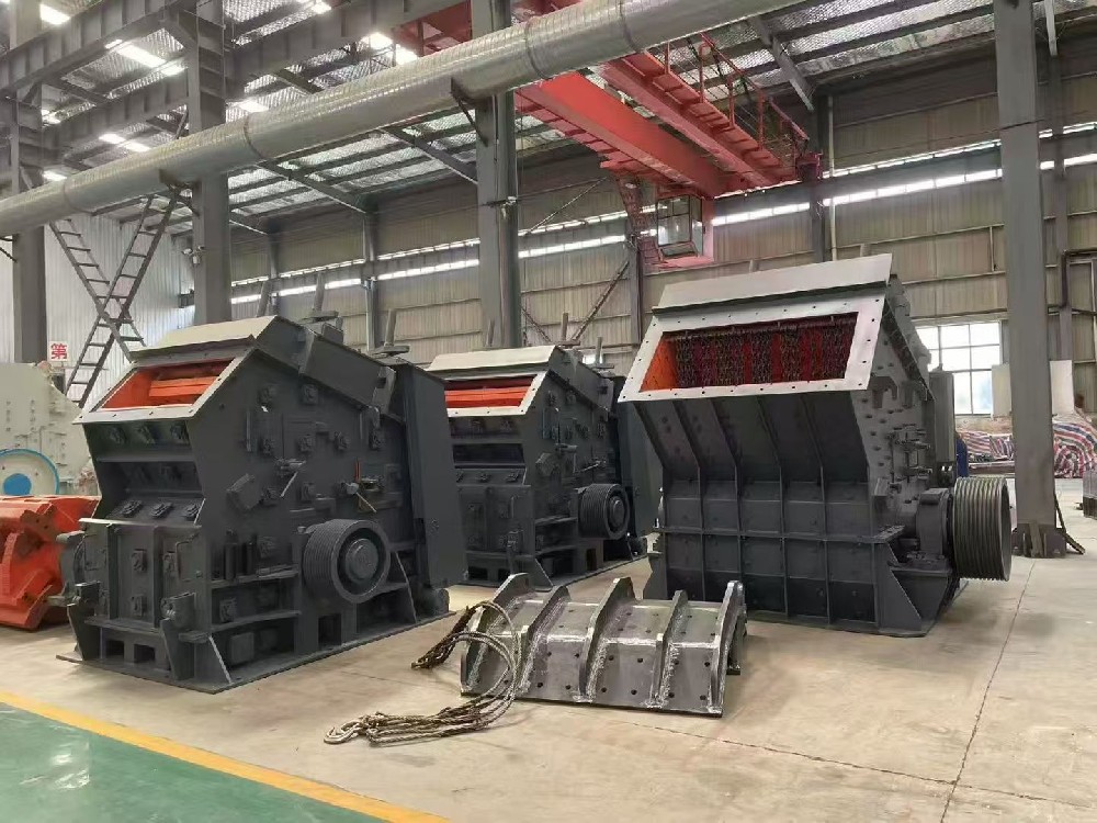 Impact crusher workshop on-site