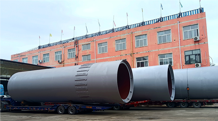 Reactive lime rotary kiln